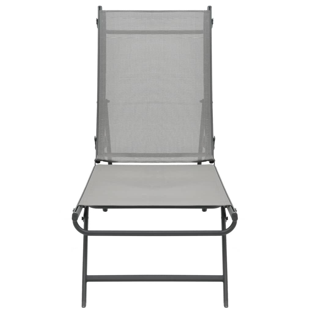 Sun Loungers 2 pcs Textilene and Steel Price