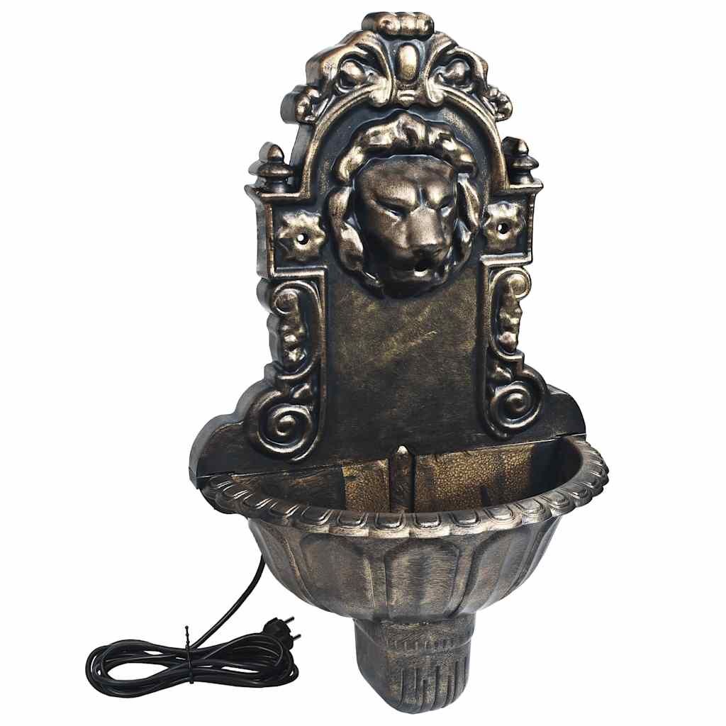 Wall Fountain Lion Head Design Bronze Price