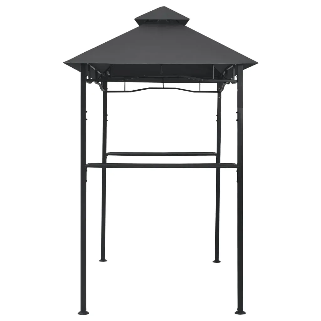 BBQ Gazebo 240x150x255 cm Anthracite Steel Price
