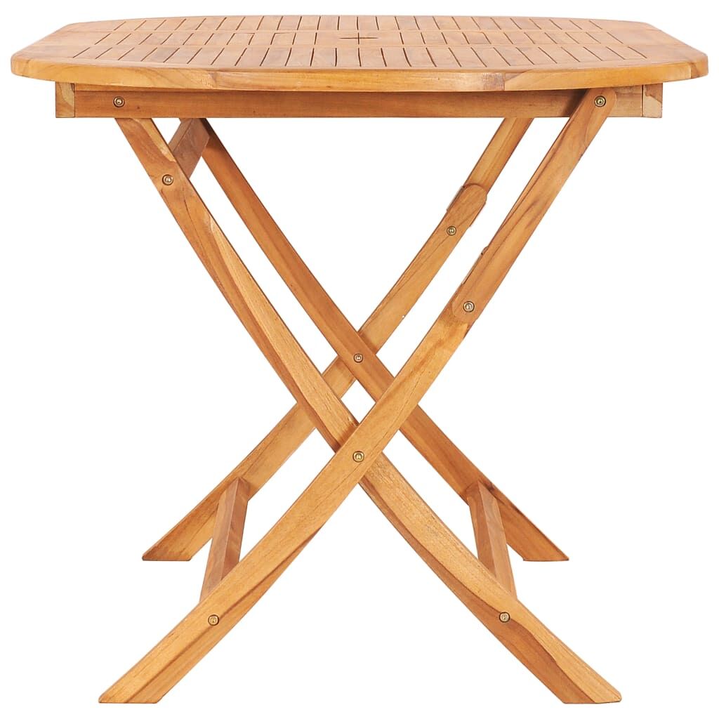 7 Piece Folding Outdoor Dining Set Solid Teak Wood Price