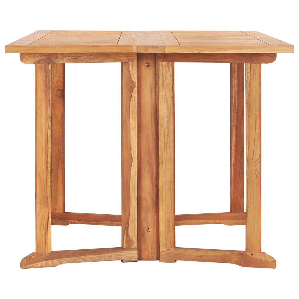 7 Piece Folding Outdoor Dining Set Solid Teak Wood Price
