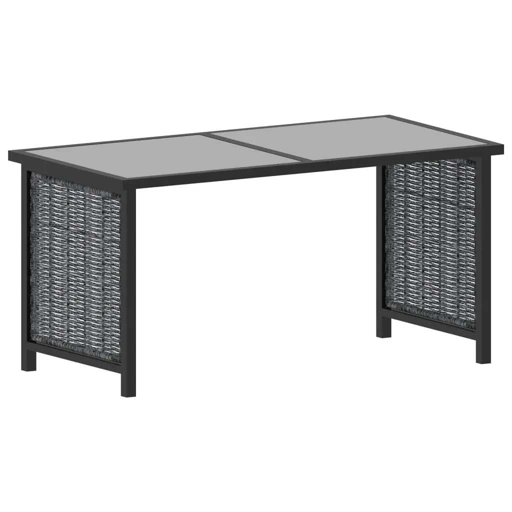 10 Piece Garden Lounge Set with Cushions Poly Rattan Anthracite Price