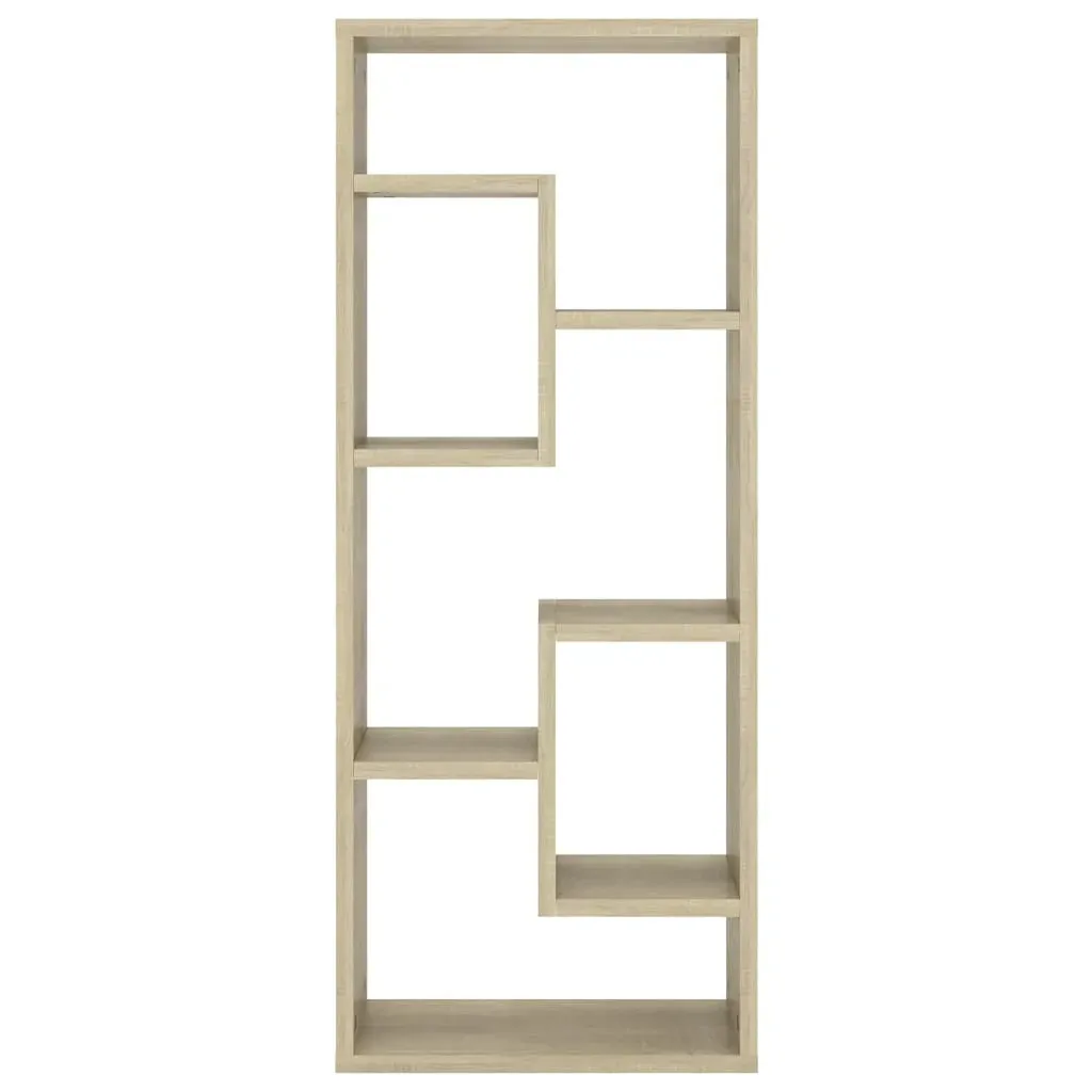 Wall Shelf Sonoma Oak 36x16x90 cm Engineered Wood Price