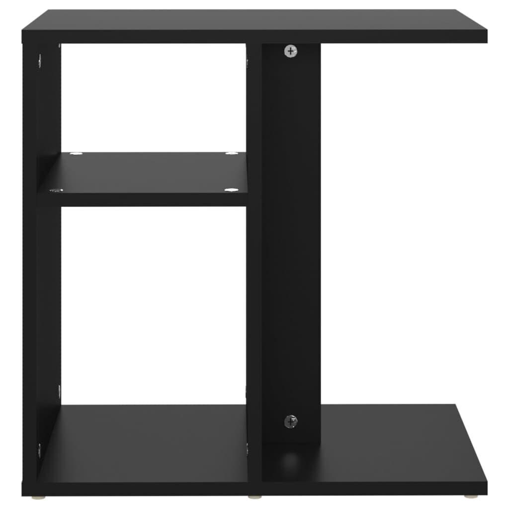 Side Table Black 50x30x50 cm Engineered Wood Price