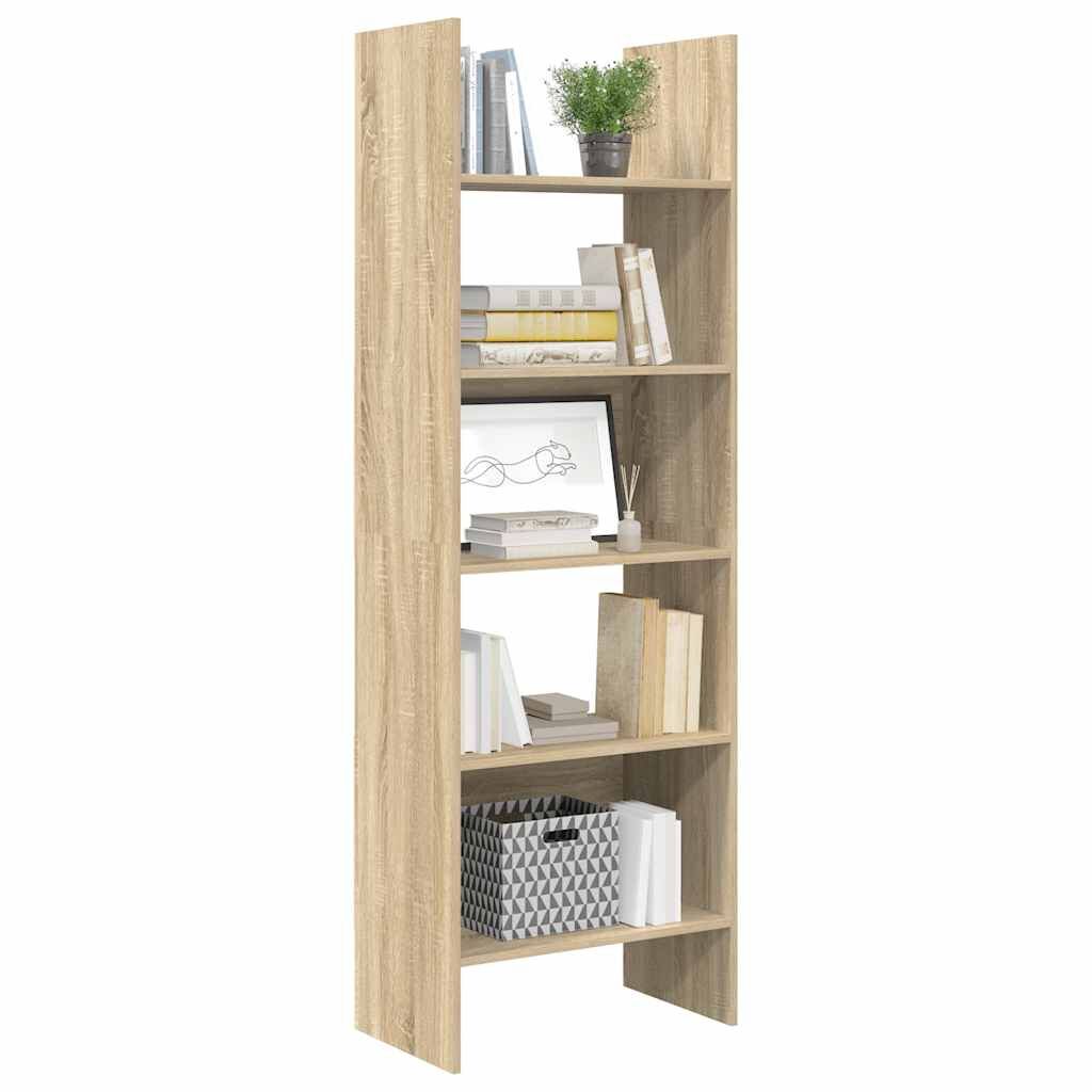 Book Cabinet Sonoma Oak 60x35x180 cm Engineered Wood Price