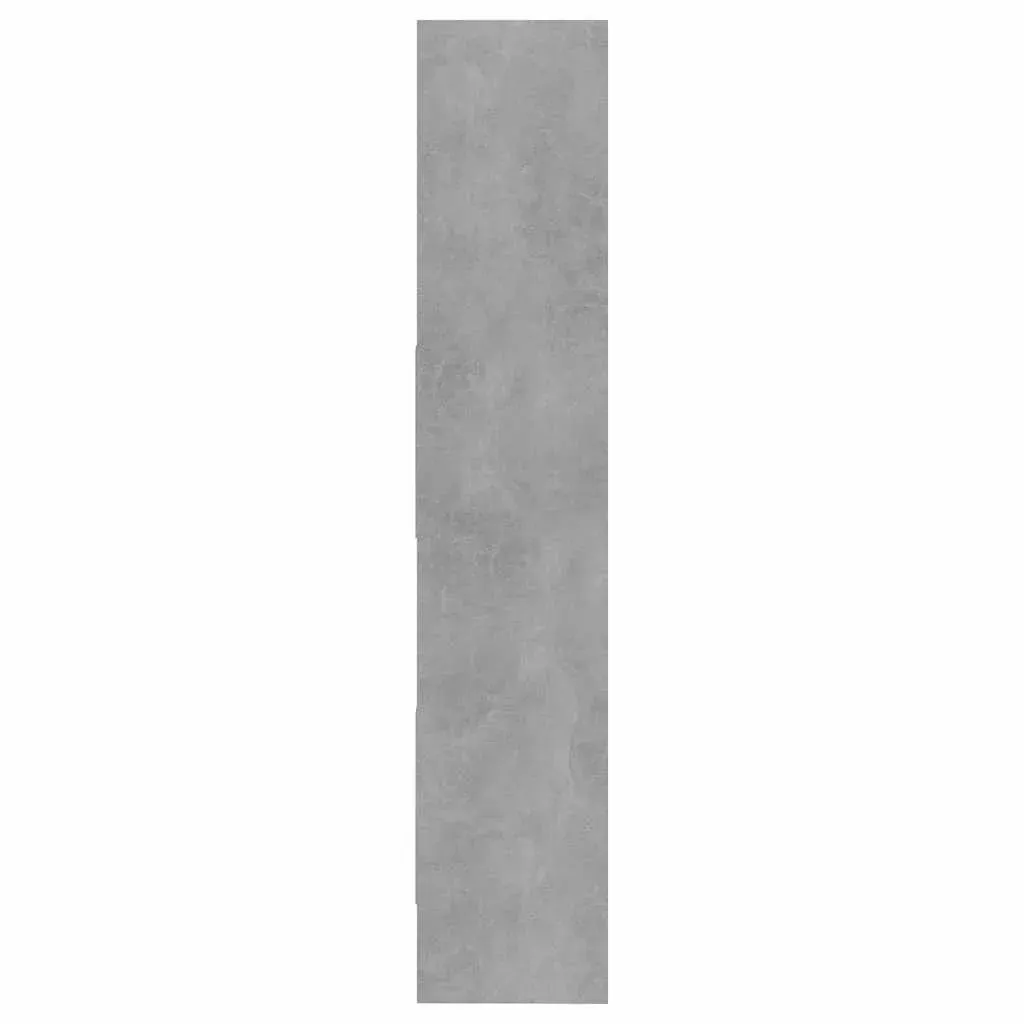Book Cabinet Concrete Grey 60x35x180 cm Engineered Wood Price