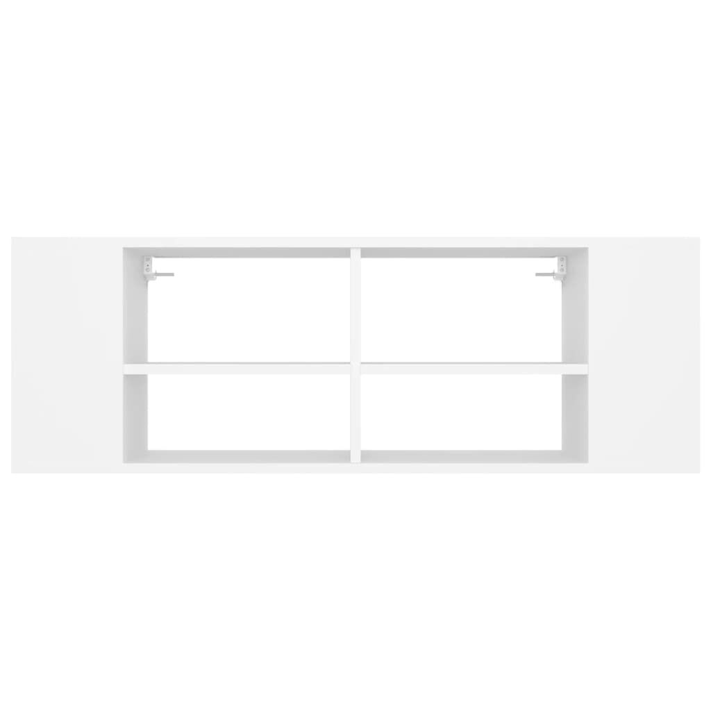Wall-Mounted TV Cabinet White 102x35x35 cm Engineered Wood Price