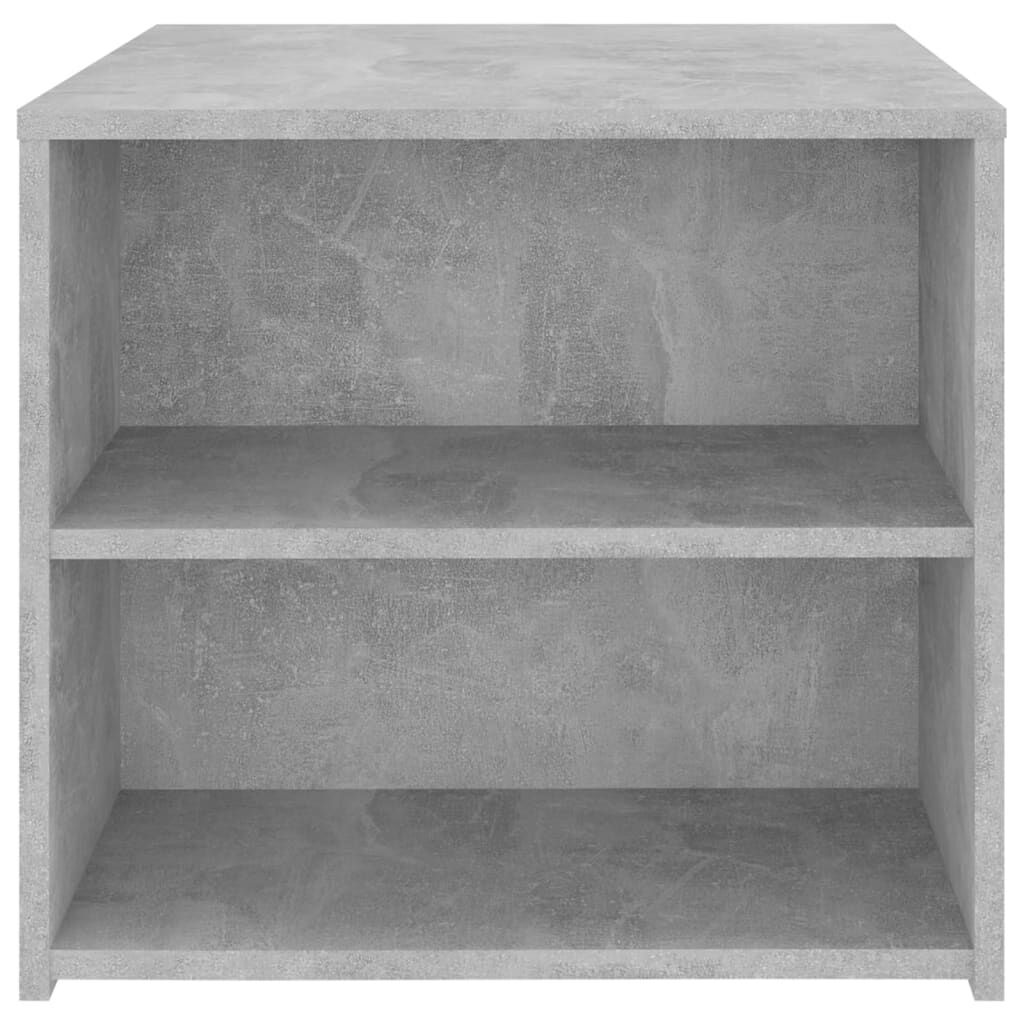 Side Table Concrete Grey 50x50x45 cm Engineered Wood Price
