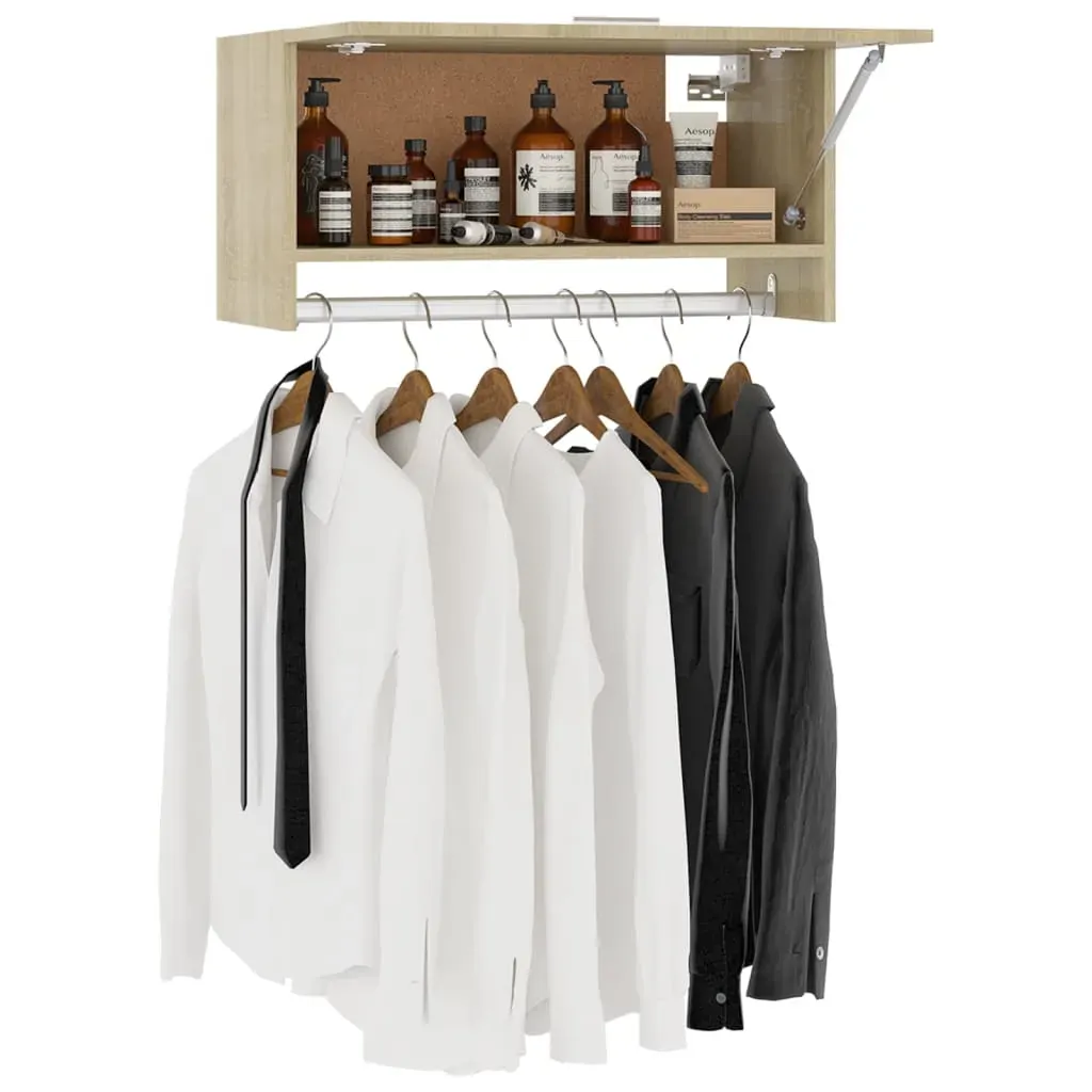 Wardrobe Sonoma Oak 70x32.5x35 cm Engineered Wood Price