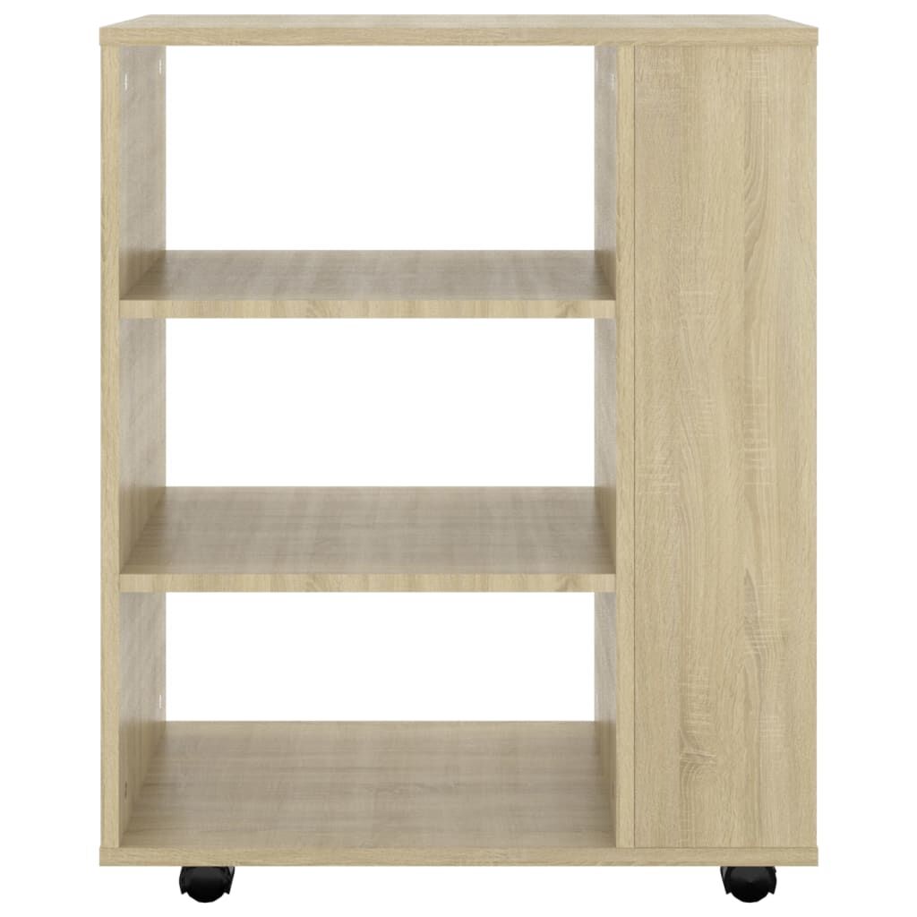 Rolling Cabinet Sonoma Oak 60x35x75 cm Engineered Wood Price
