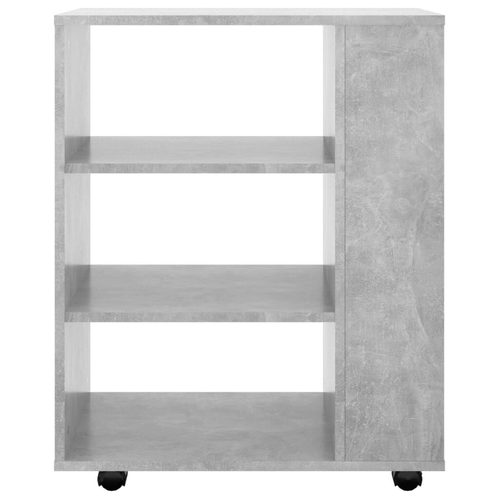 Rolling Cabinet Concrete Grey 60x35x75 cm Engineered Wood Price
