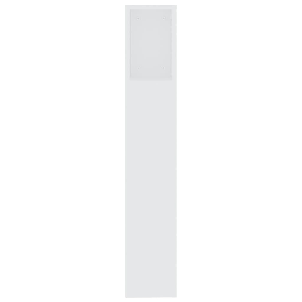 Headboard Cabinet White 200 cm Price