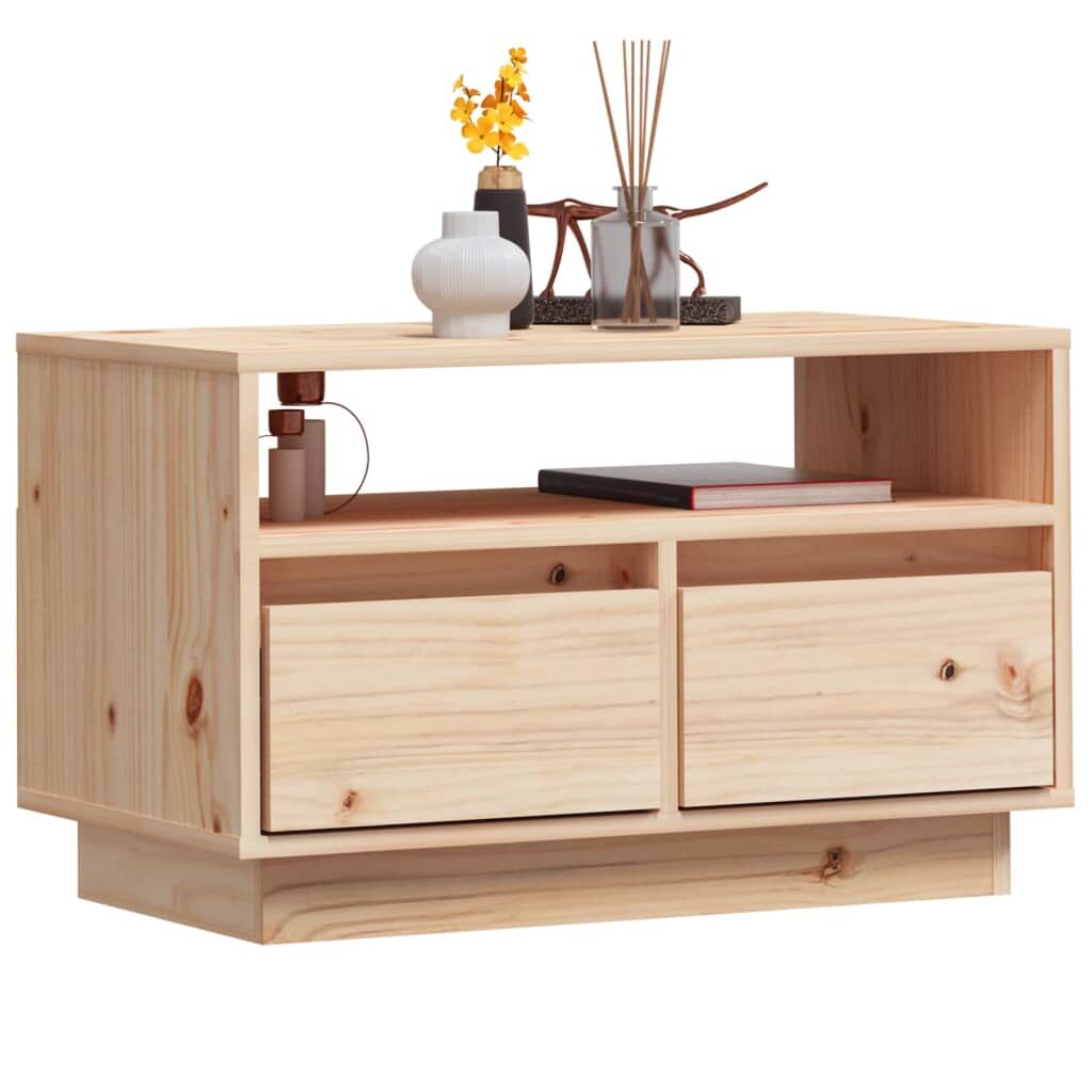 TV Cabinet 60x35x37 cm Solid Wood Pine Price