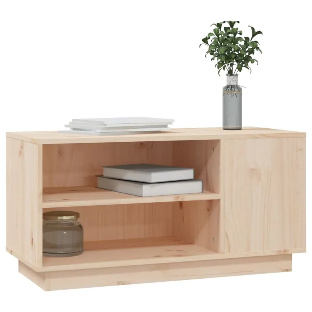 TV Cabinet 80x35x40.5 cm Solid Wood Pine Price