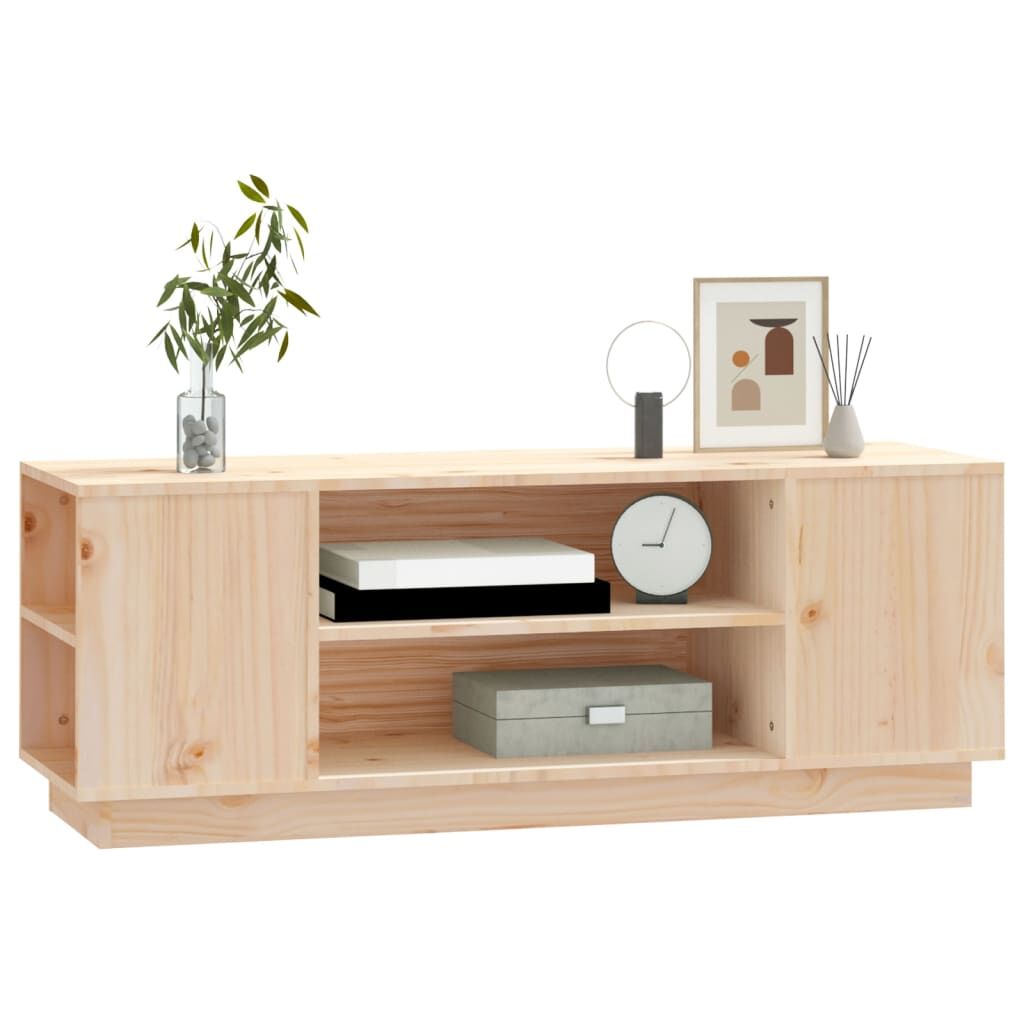 TV Cabinet 110x35x40.5 cm Solid Wood Pine Price