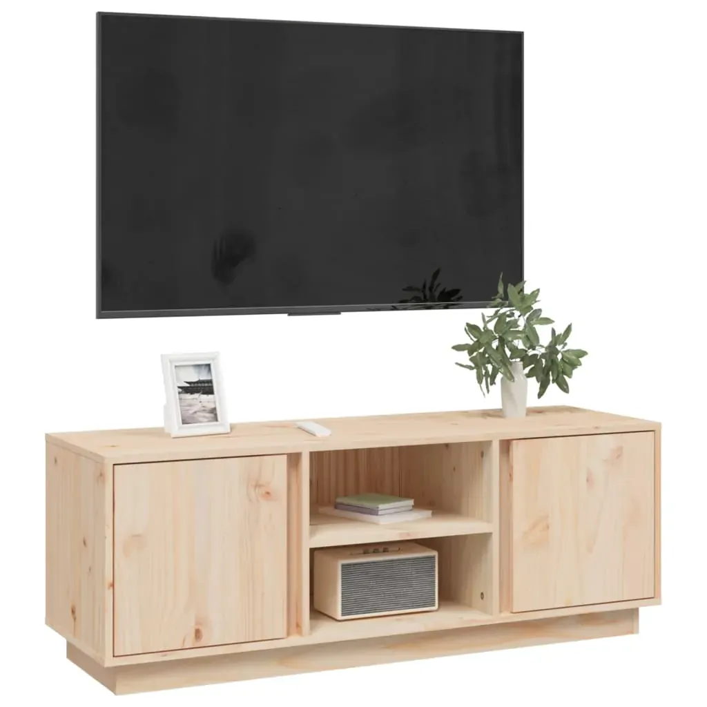 TV Cabinet 110x35x40.5 cm Solid Wood Pine Price
