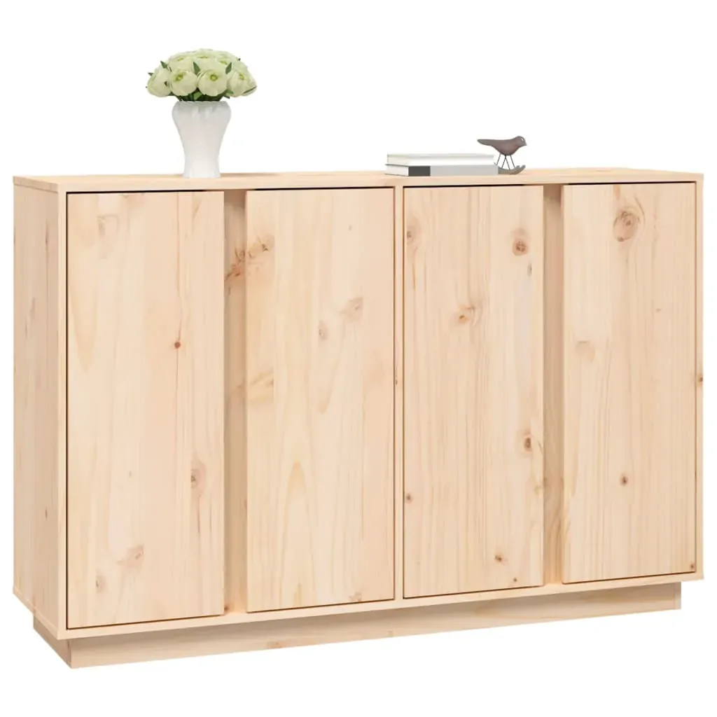 Sideboard 120x35x80 cm Solid Wood Pine Price
