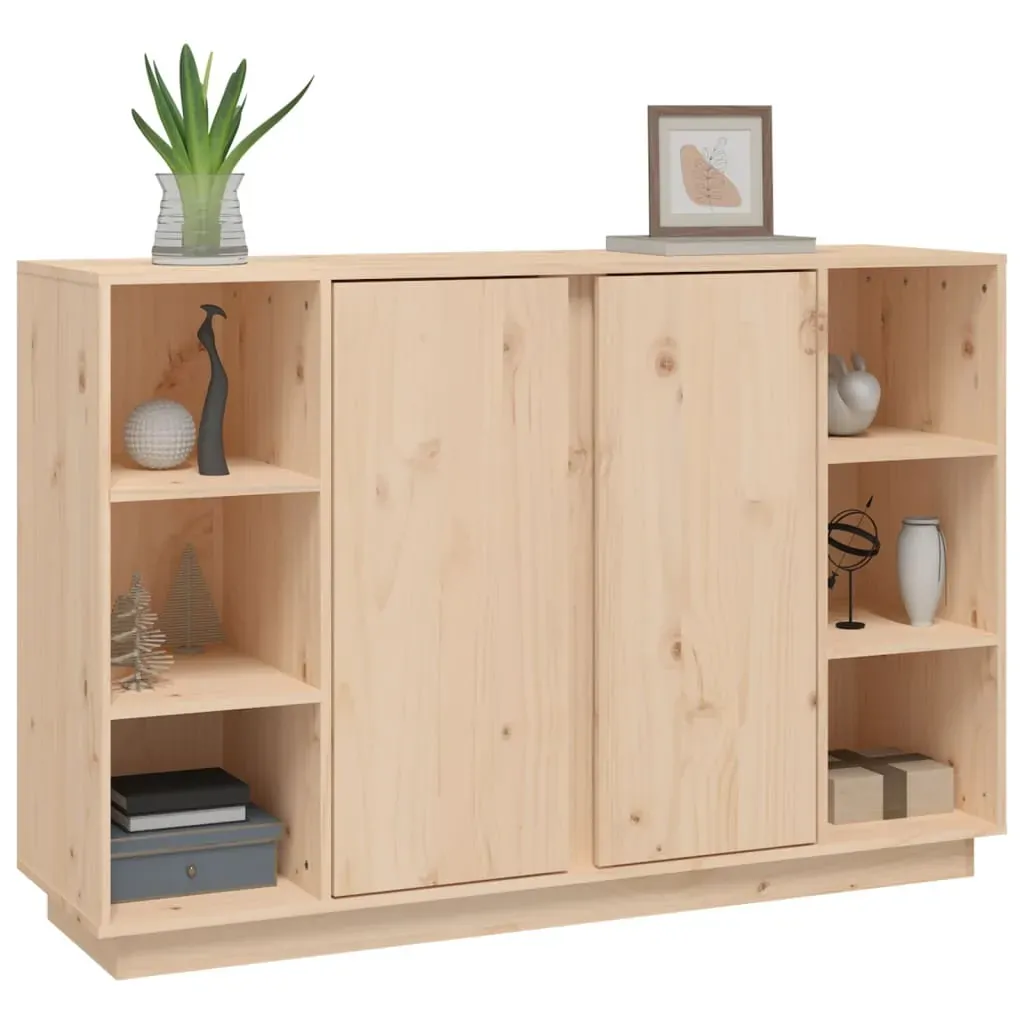 Sideboard 120x35x80 cm Solid Wood Pine Price