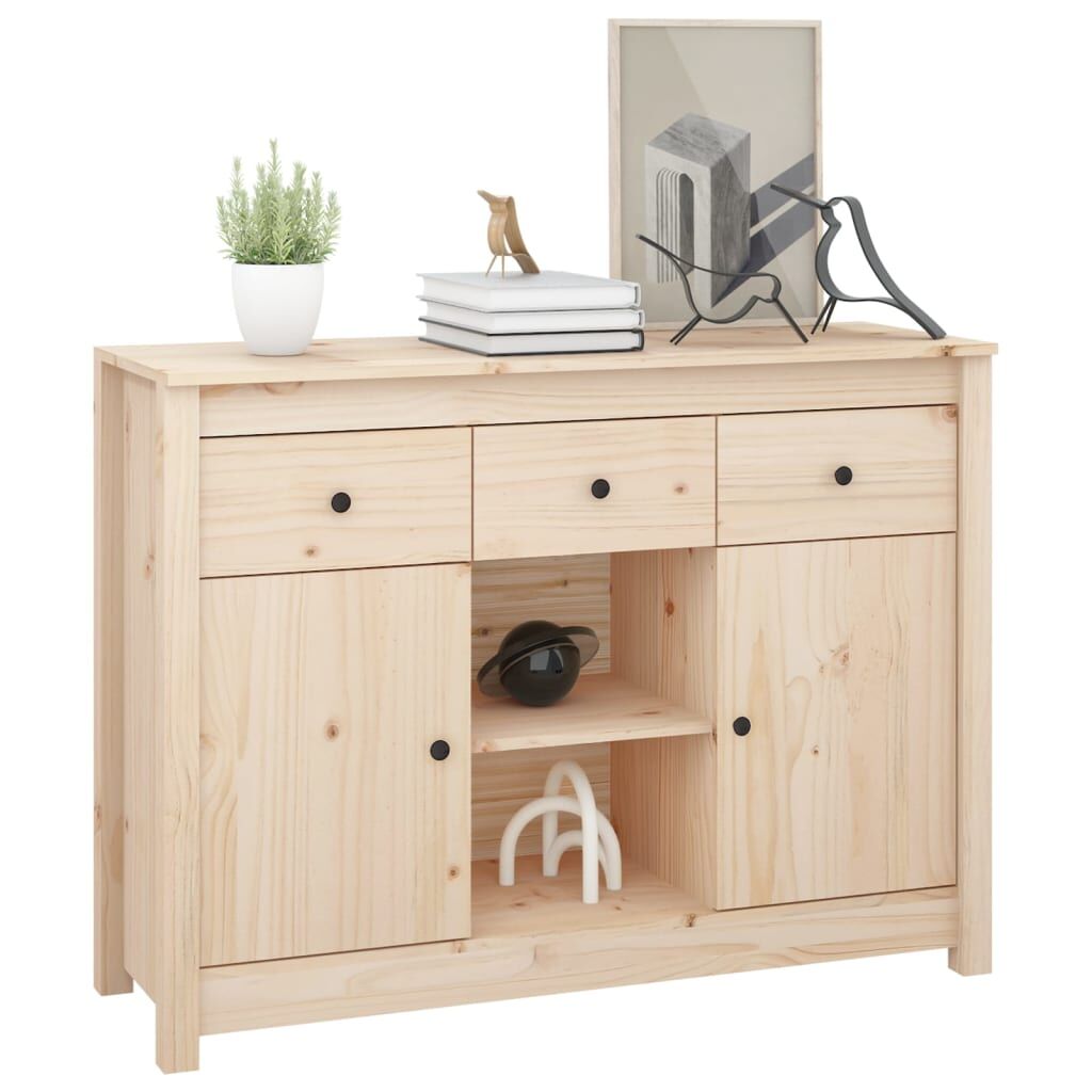 Sideboard 100x35x74.5 cm Solid Wood Pine Price