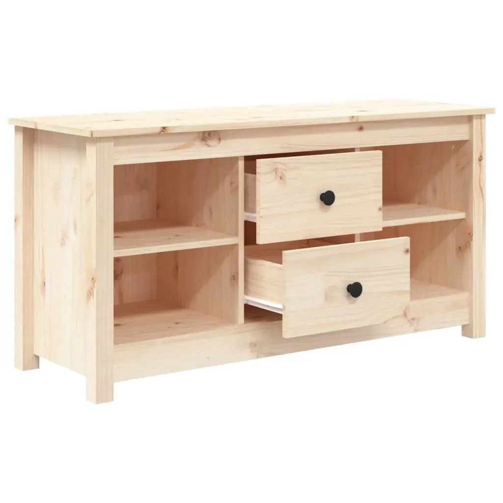 TV Cabinet 103x36.5x52 cm Solid Wood Pine Price