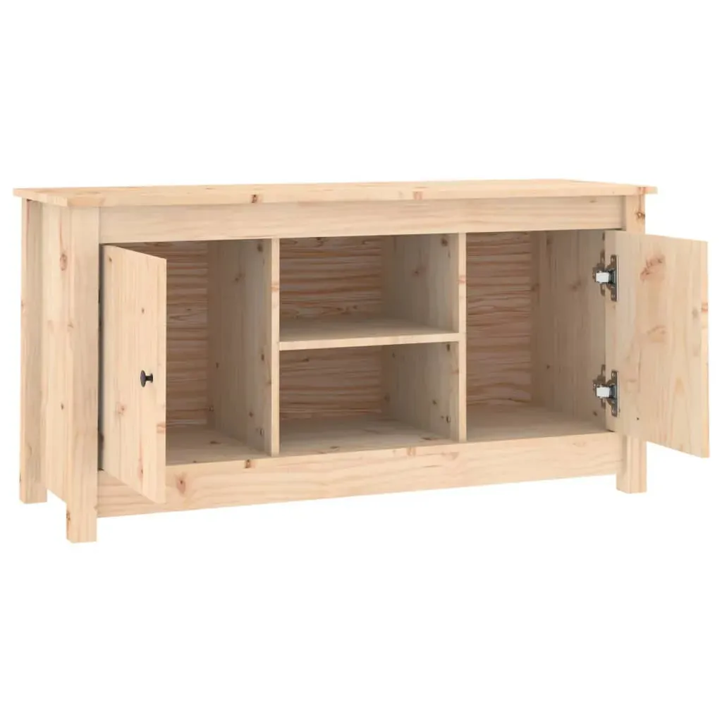 TV Cabinet 103x36.5x52 cm Solid Wood Pine Price