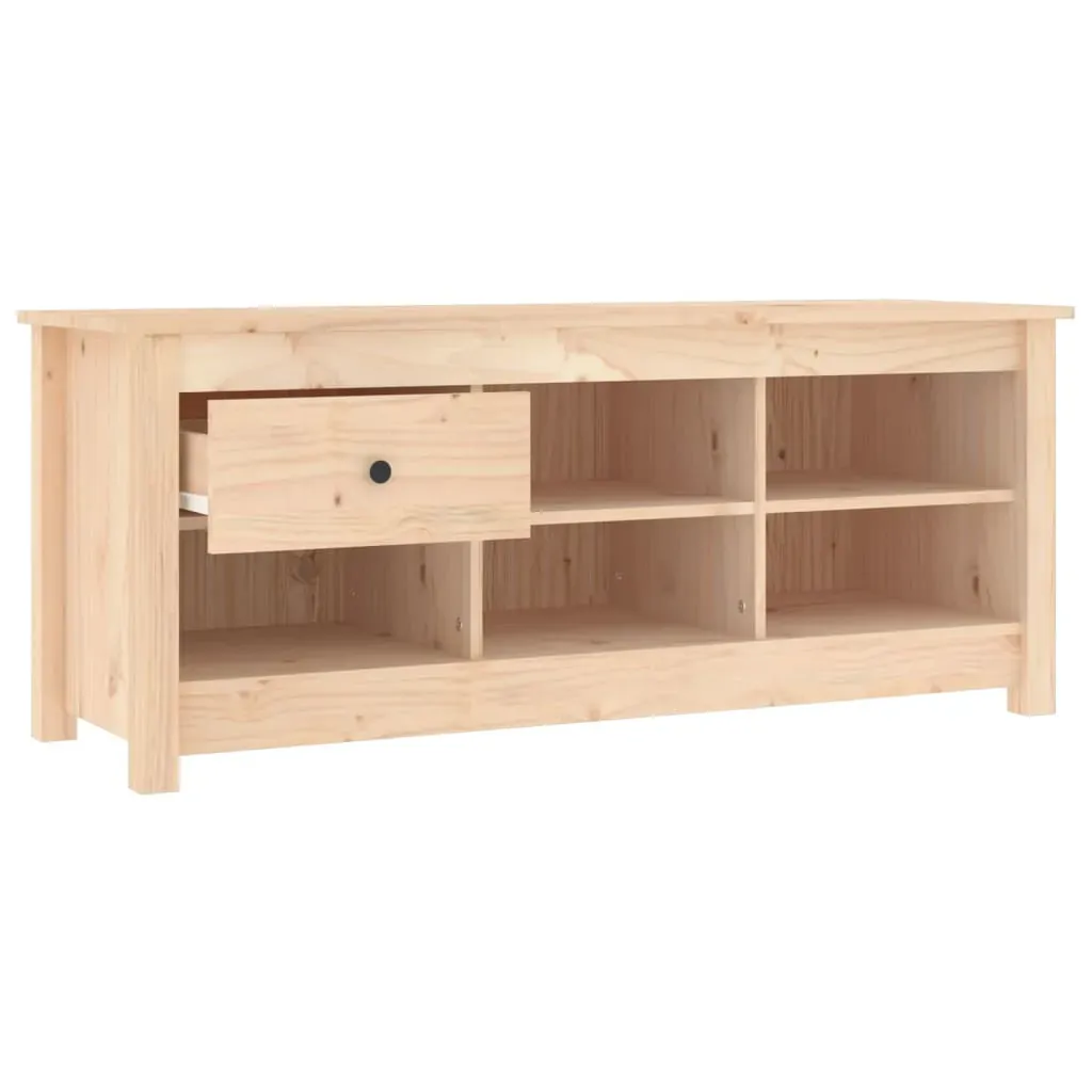 Shoe Cabinet 110x38x45.5 cm Solid Wood Pine Price