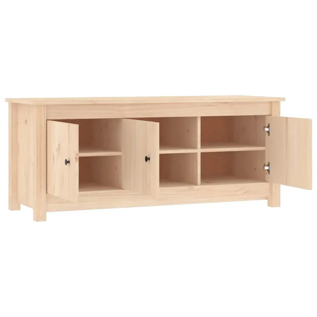 Shoe Cabinet 110x38x45.5 cm Solid Wood Pine Price