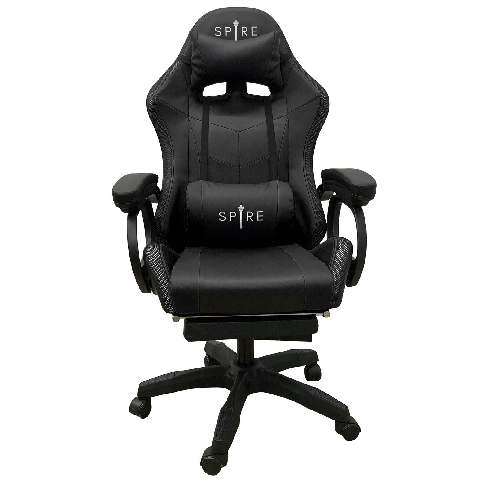 Spire Onyx LED Massage Gaming Chair - Black Price