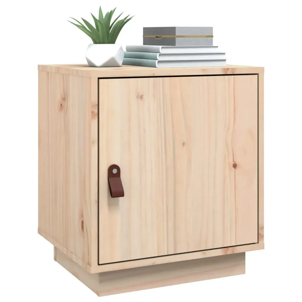 Bedside Cabinets 2 pcs 40x34x45 cm Solid Wood Pine Price