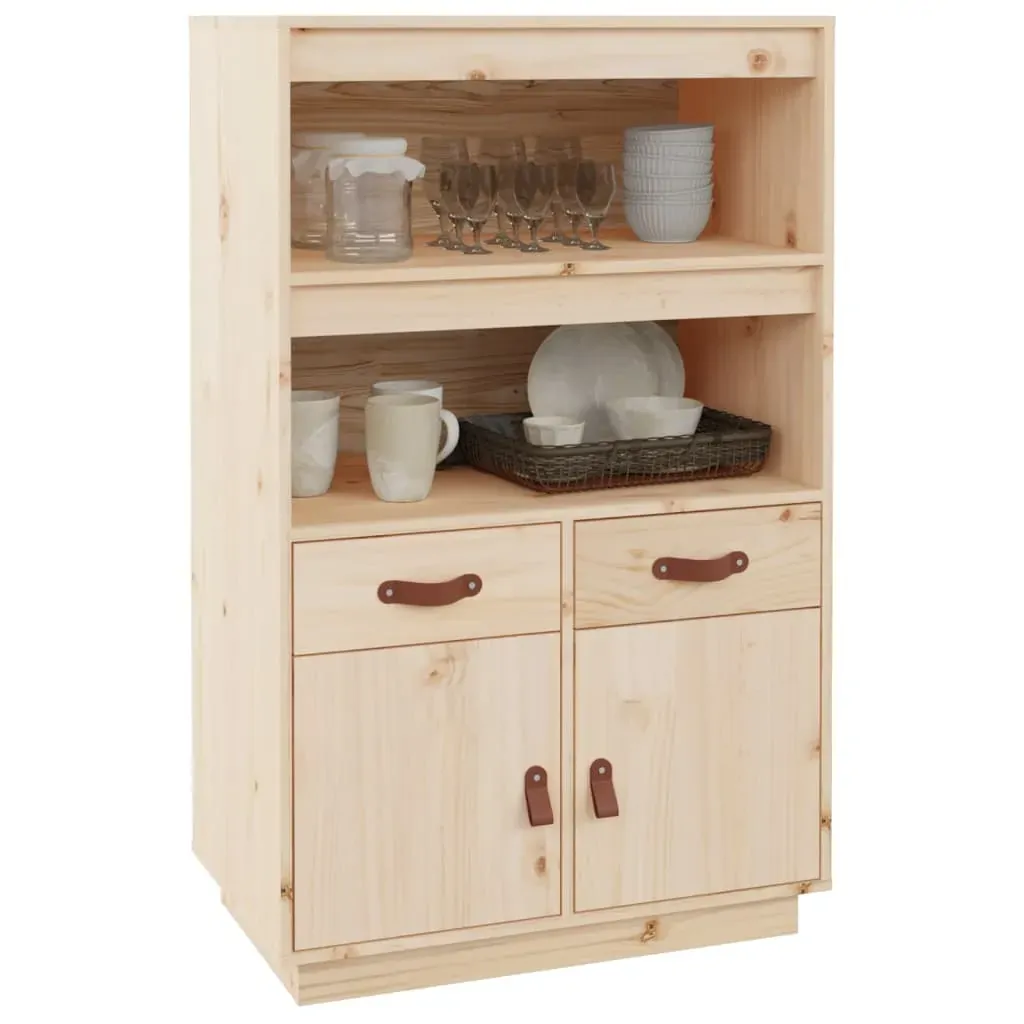 Highboard 67x40x108.5 cm Solid Wood Pine Price