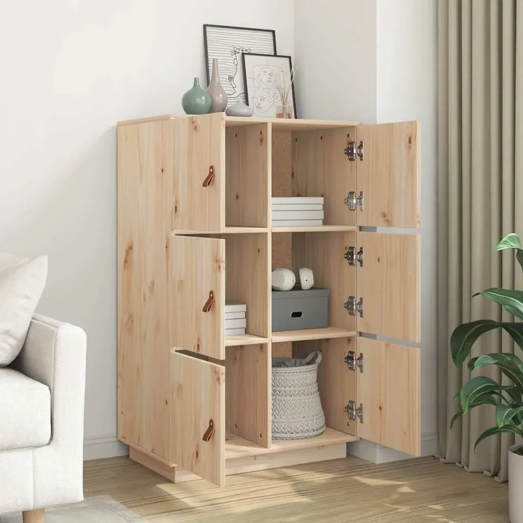 Highboard 67x40x108.5 cm Solid Wood Pine Price