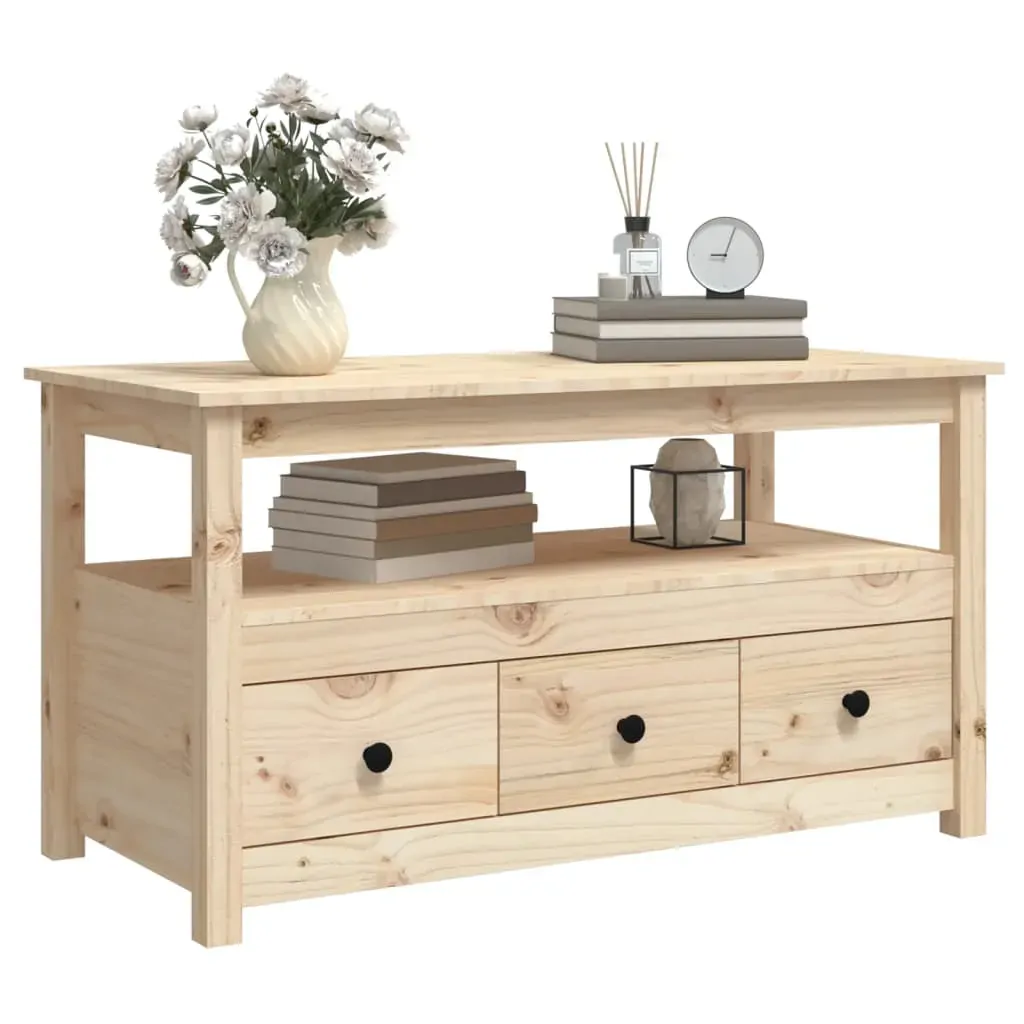 Coffee Table 102x49x55 cm Solid Wood Pine Price