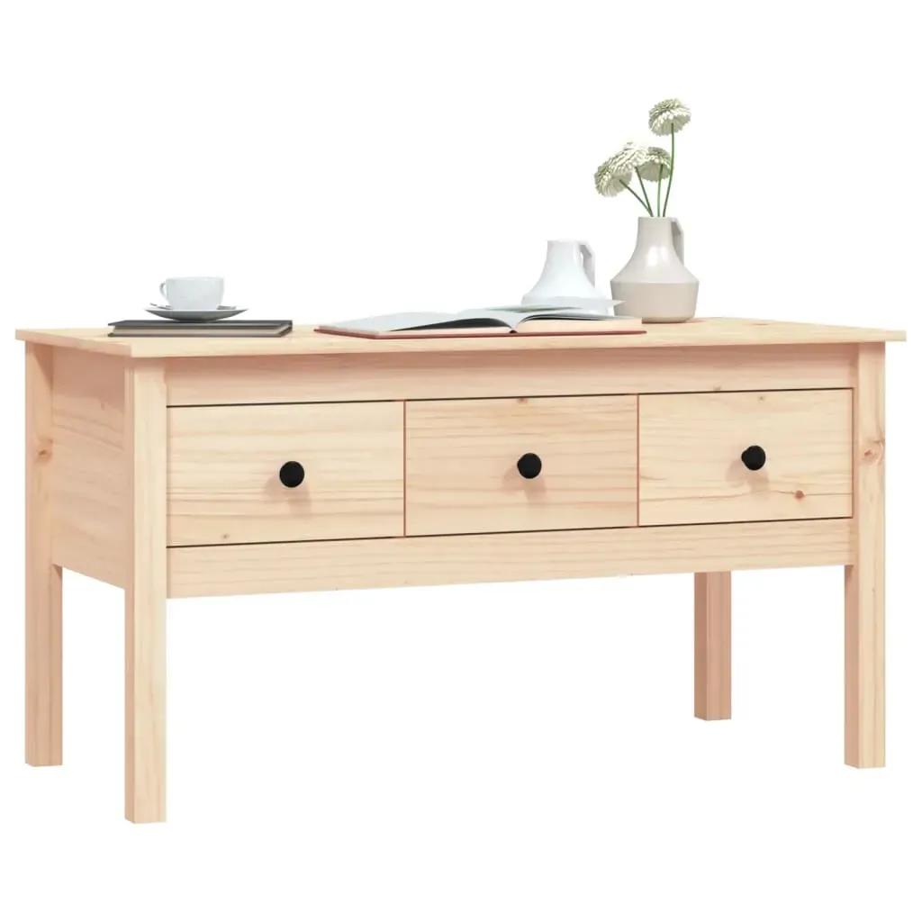 Coffee Table 102x49x55 cm Solid Wood Pine Price