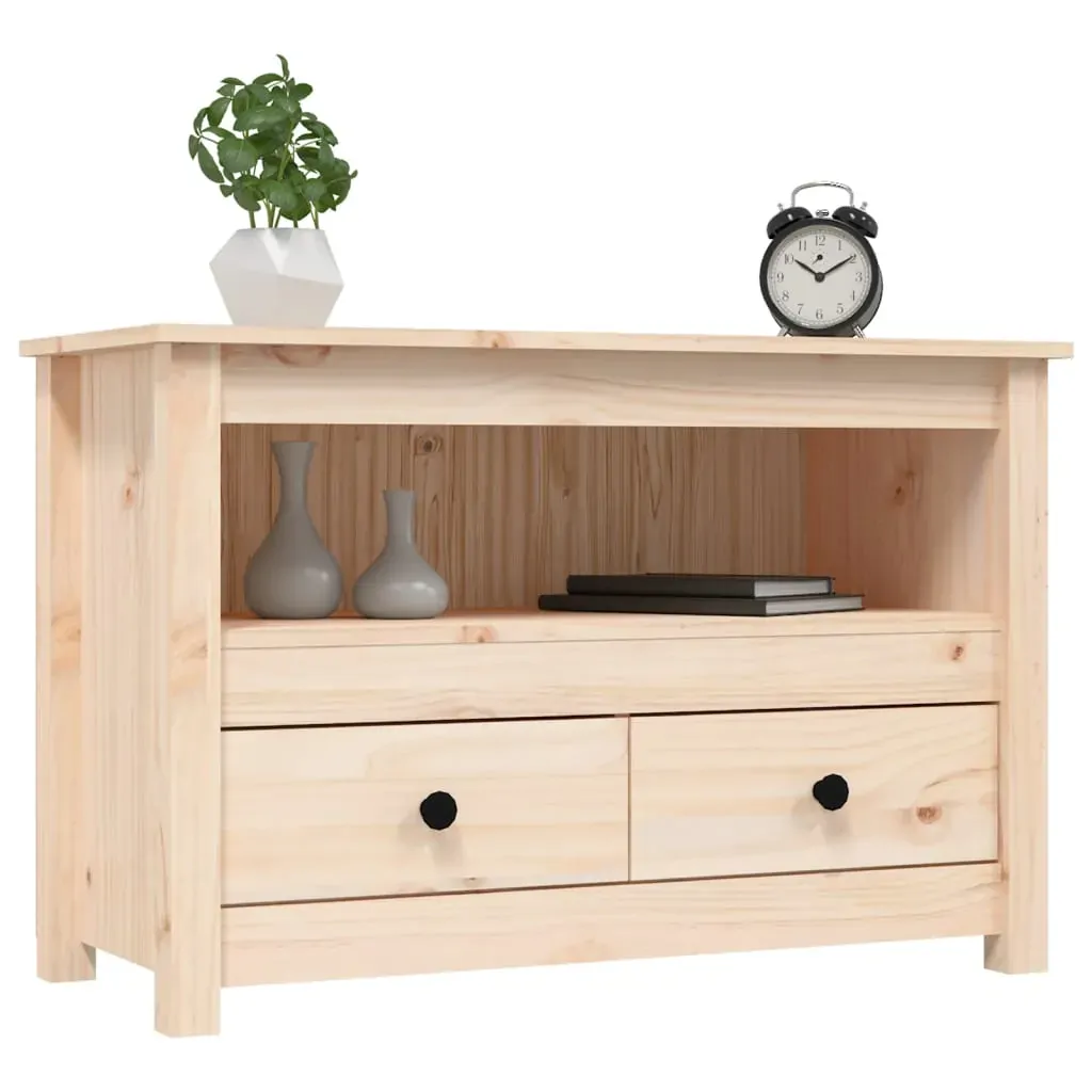 TV Cabinet 79x35x52 cm Solid Wood Pine Price