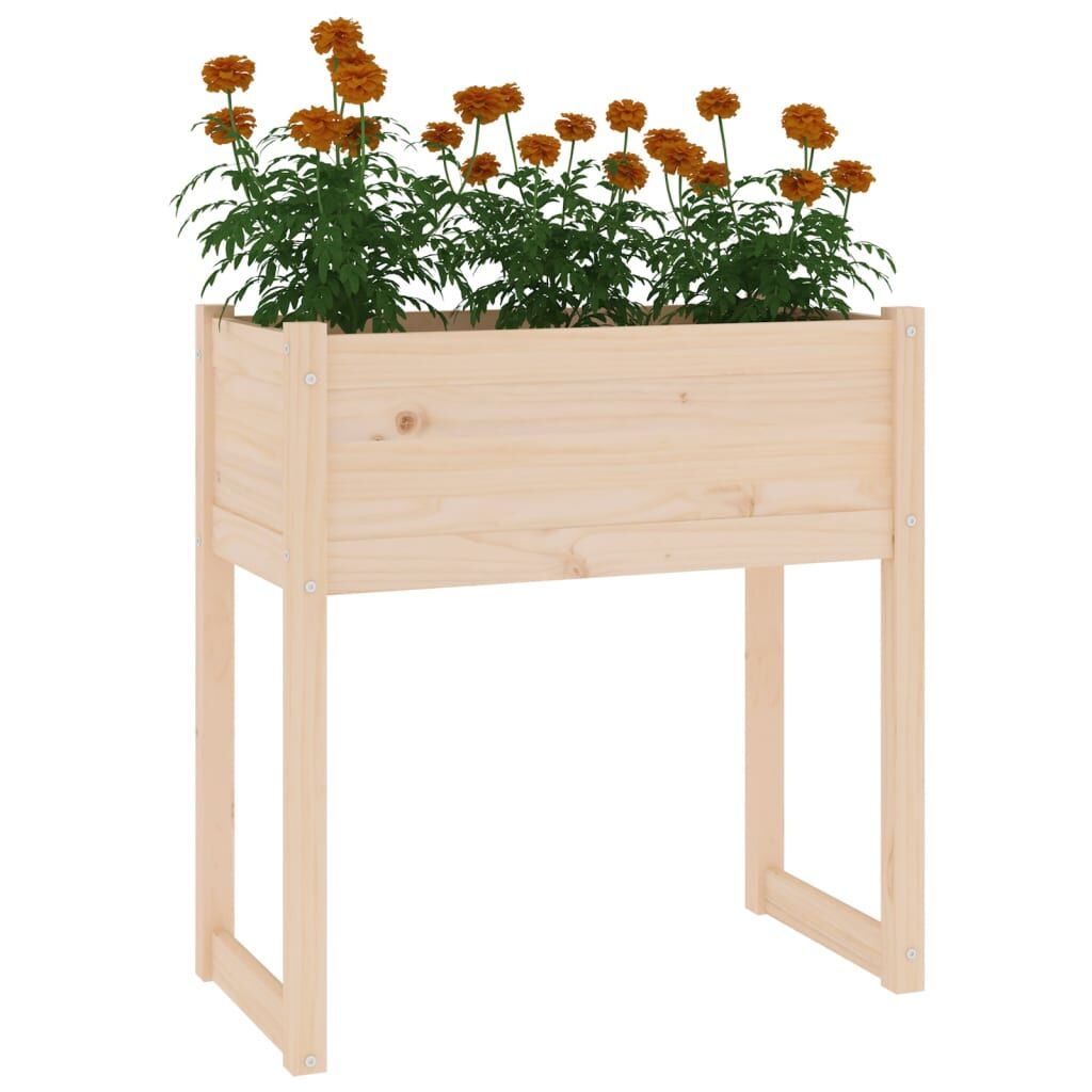 Planter 78x40x81 cm Solid Wood Pine Price
