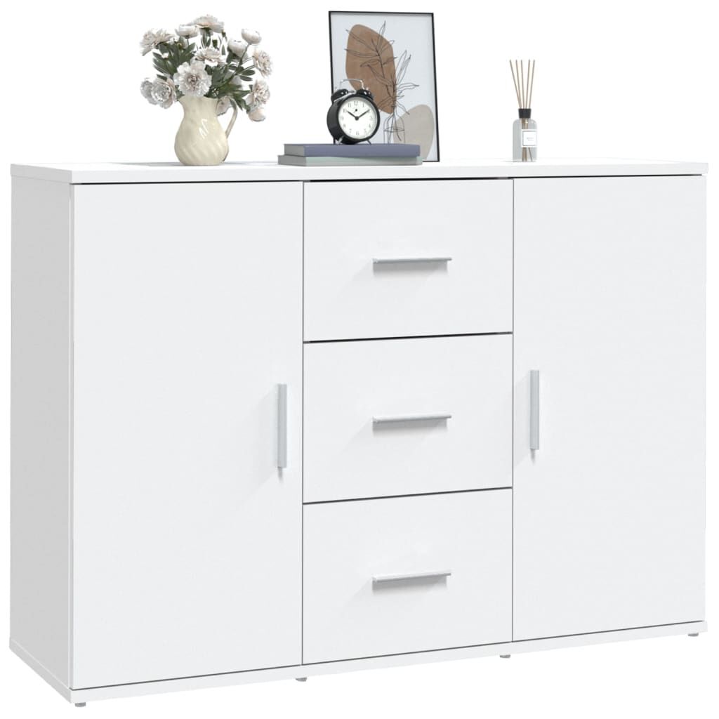 Sideboard White 91x29.5x65 cm Engineered Wood Price