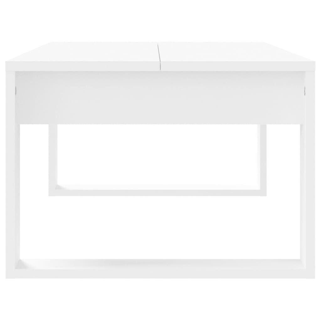 Coffee Table White 102x50x35 cm Engineered Wood Price