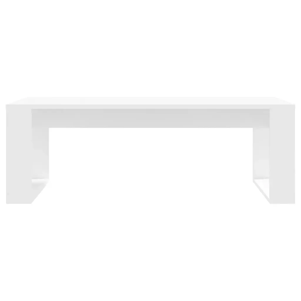 Coffee Table White 102x50x35 cm Engineered Wood Price