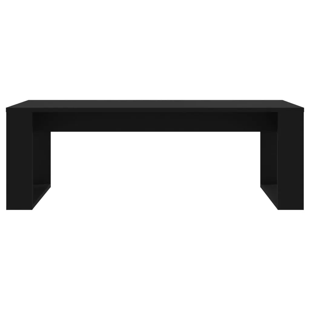 Coffee Table Black 102x50x35 cm Engineered Wood Price