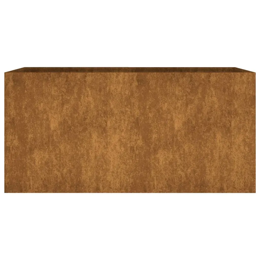 Planter 80x40x40 cm Corten Steel Price