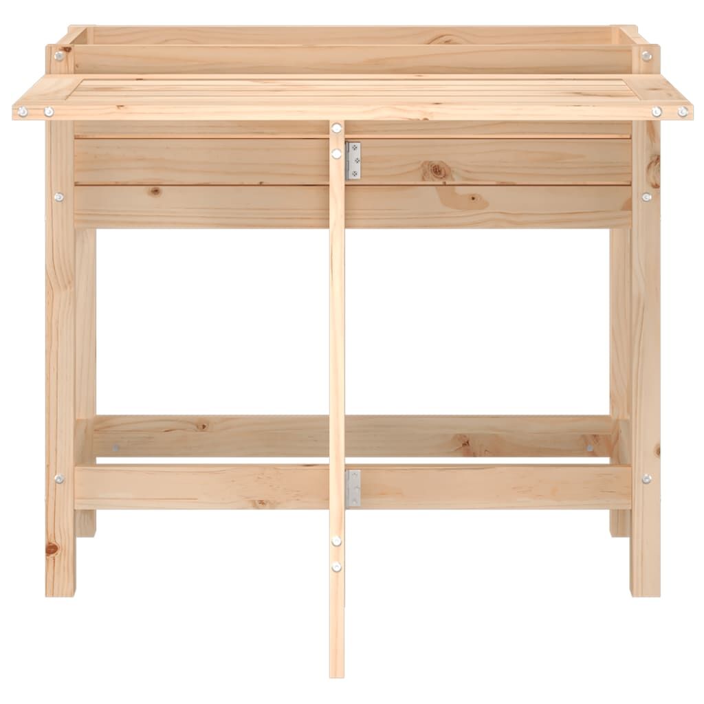 Garden Planter with Folding Tabletop Solid Wood Pine Price