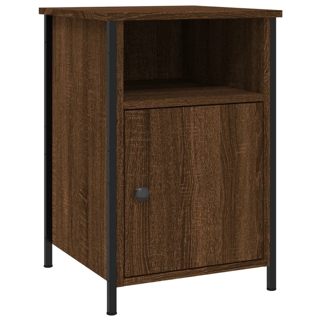 Bedside Cabinets 2 pcs Brown Oak 40x42x60 cm Engineered Wood Price