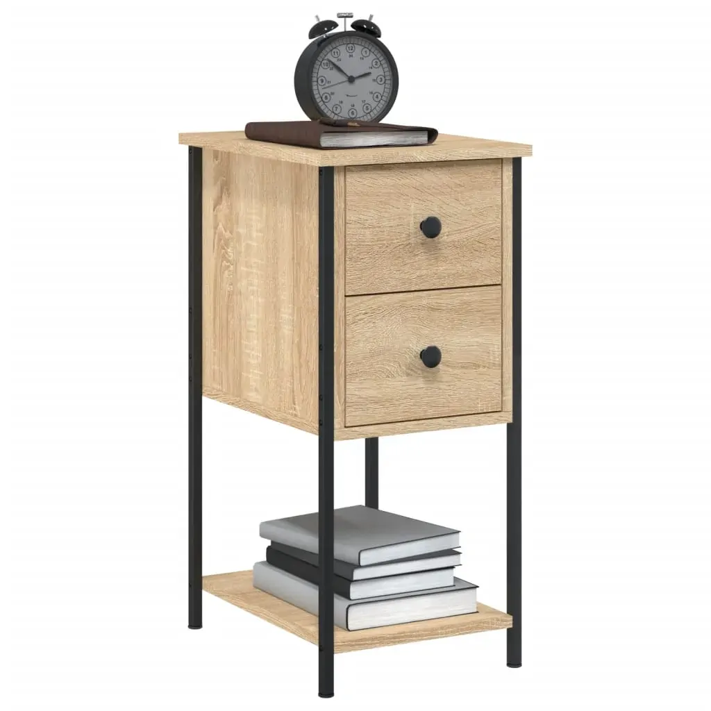 Bedside Cabinets 2 pcs Sonoma Oak 32x42x70 cm Engineered Wood Price
