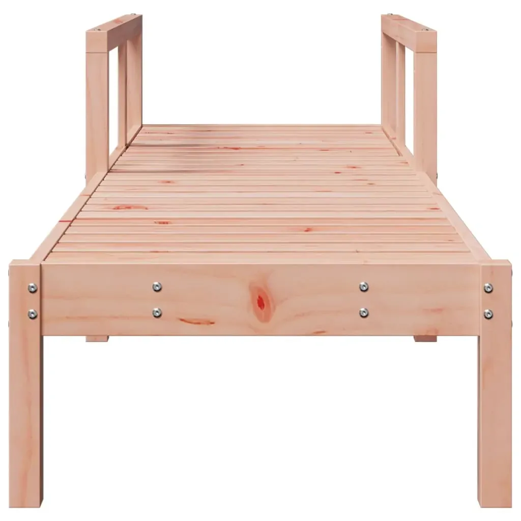 Sun Lounger 199.5x62x55 cm Solid Wood Douglas Price