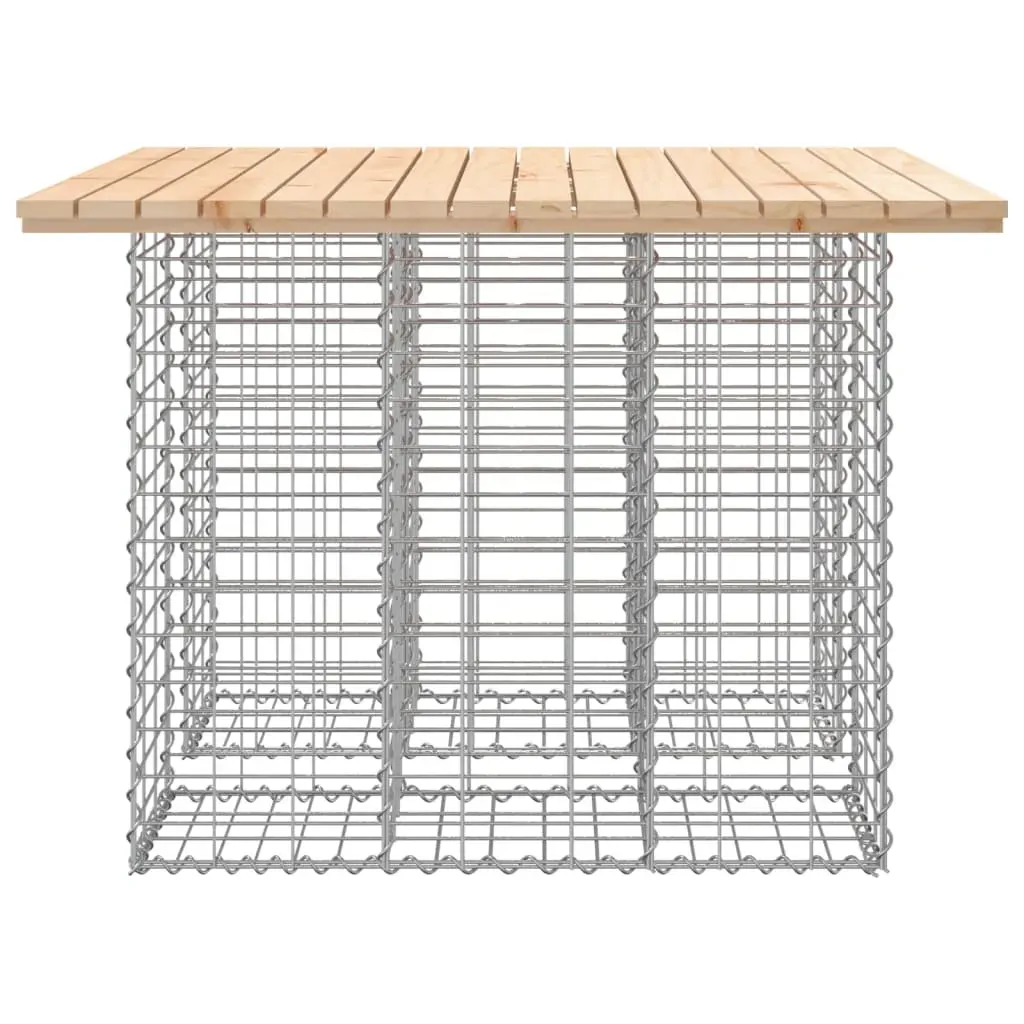 Garden Bench Gabion Design 100x102x72 cm Solid Wood Pine Price