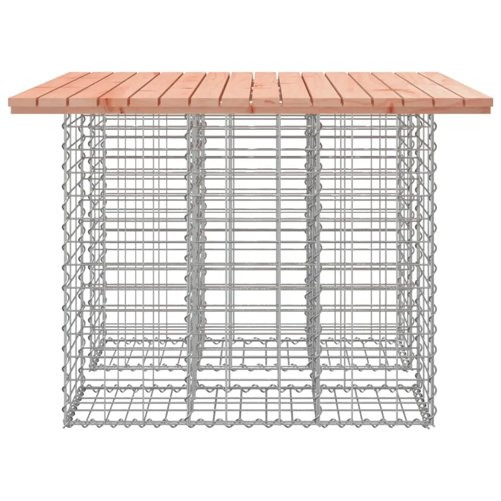 Garden Bench Gabion Design 100x102x72 cm Solid Wood Douglas Price