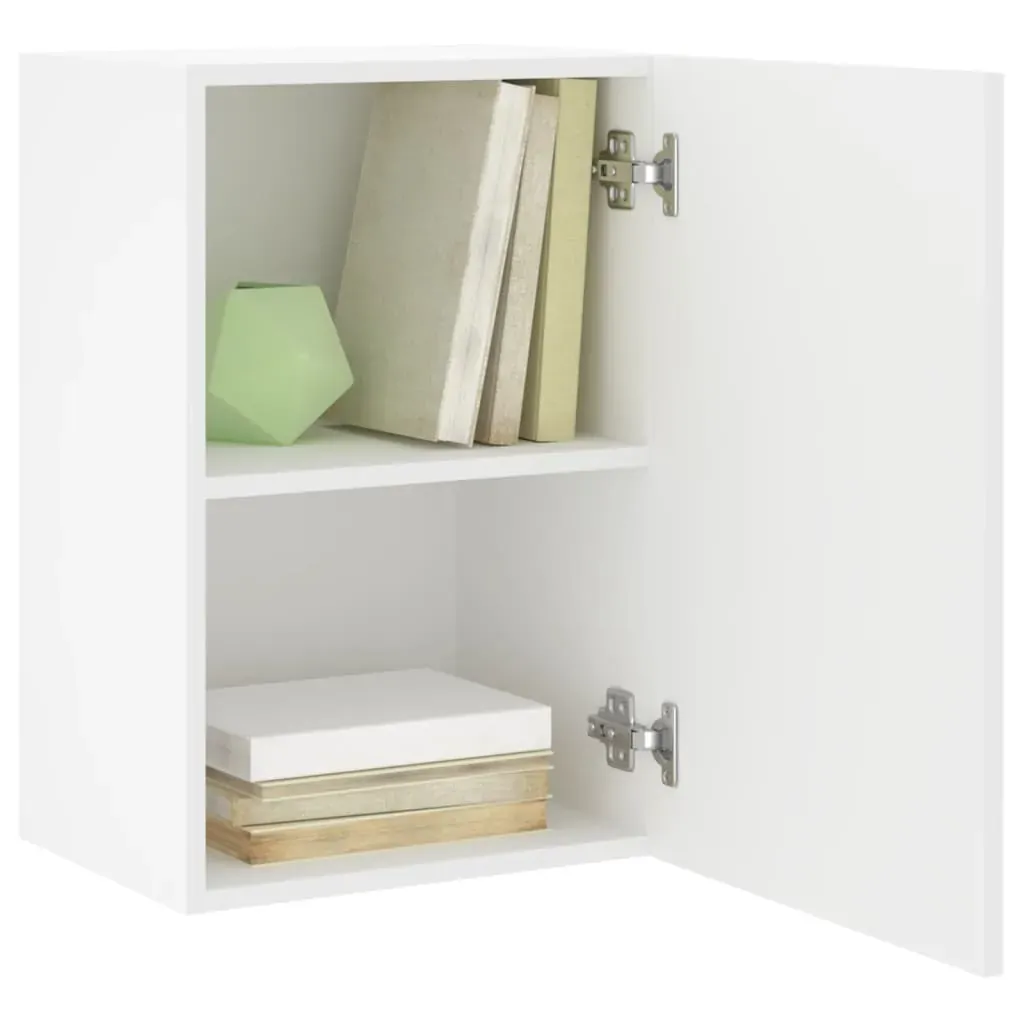 TV Wall Cabinets 2 pcs White 40.5x30x60 cm Engineered Wood Price