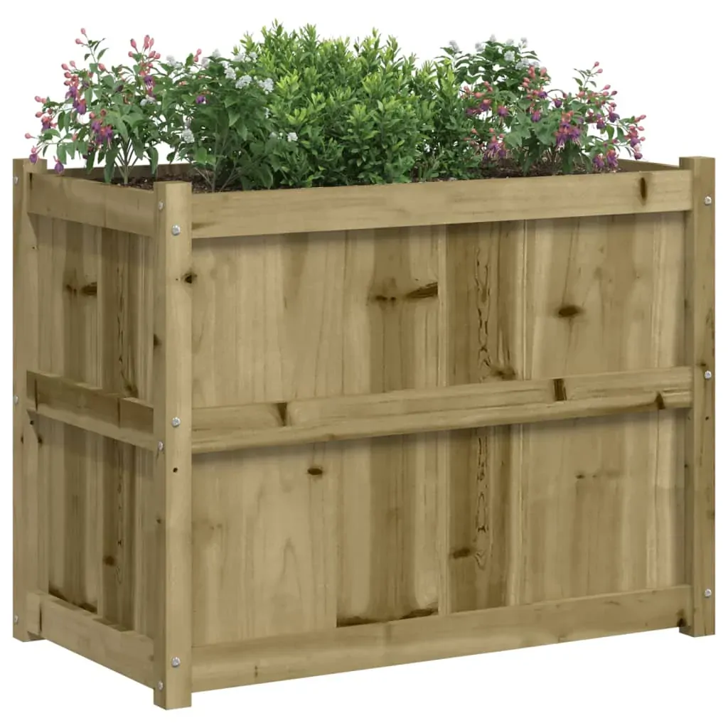 Garden Planter 90x50x70 cm Impregnated Wood Pine Price