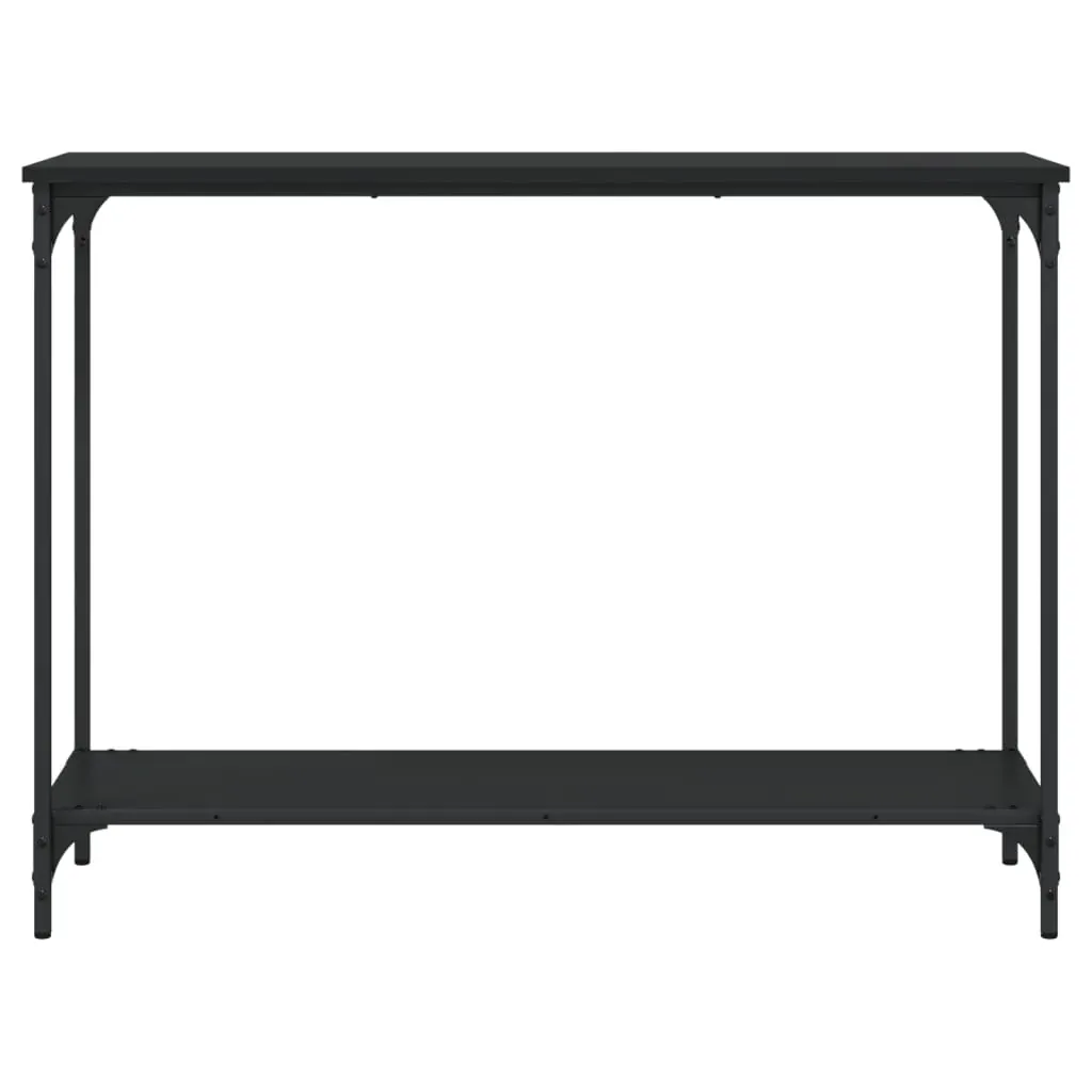 Console Table Black 101x30.5x75 cm Engineered Wood Price