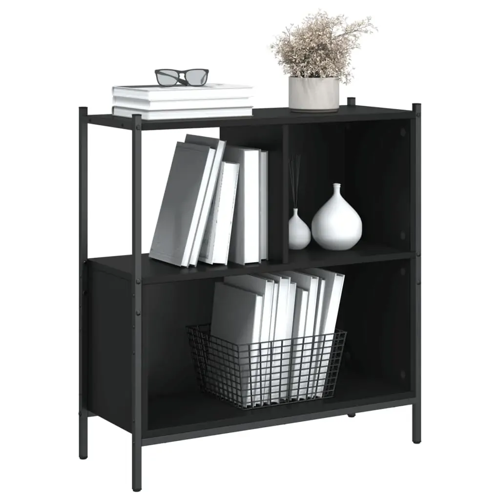 Bookcase Black 72x28x77.5 cm Engineered Wood Price